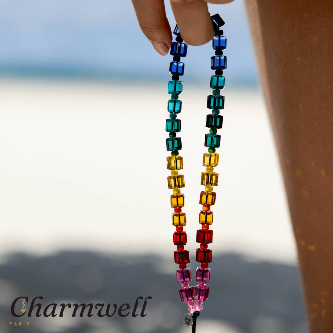 CHARMWELL — Multicolor Prism — Phone Strap