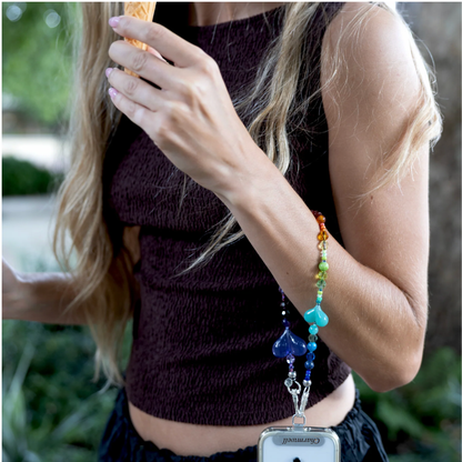 CHARMWELL — Rainbow Heart — Phone Chain