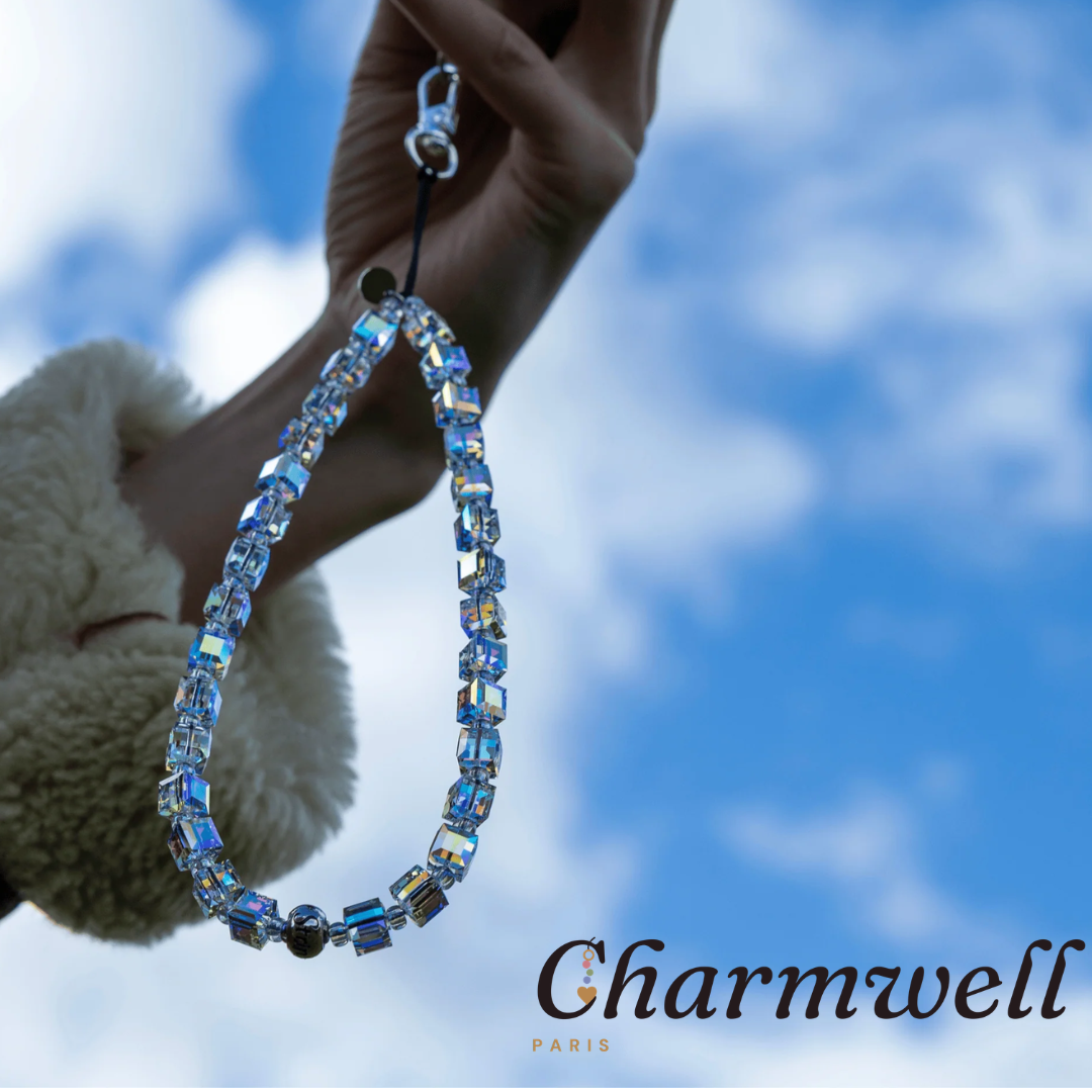 CHARMWELL — Iridescent Crystal — Phone Strap