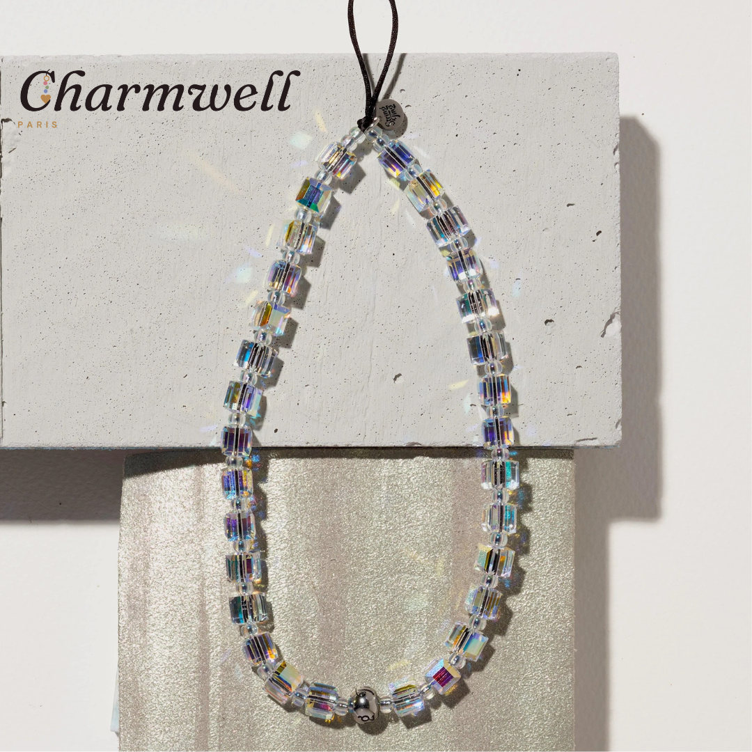CHARMWELL — Iridescent Crystal — Phone Strap