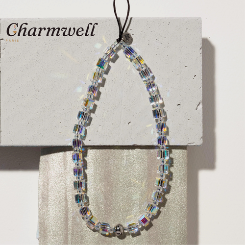 CHARMWELL — Iridescent Crystal — Phone Strap