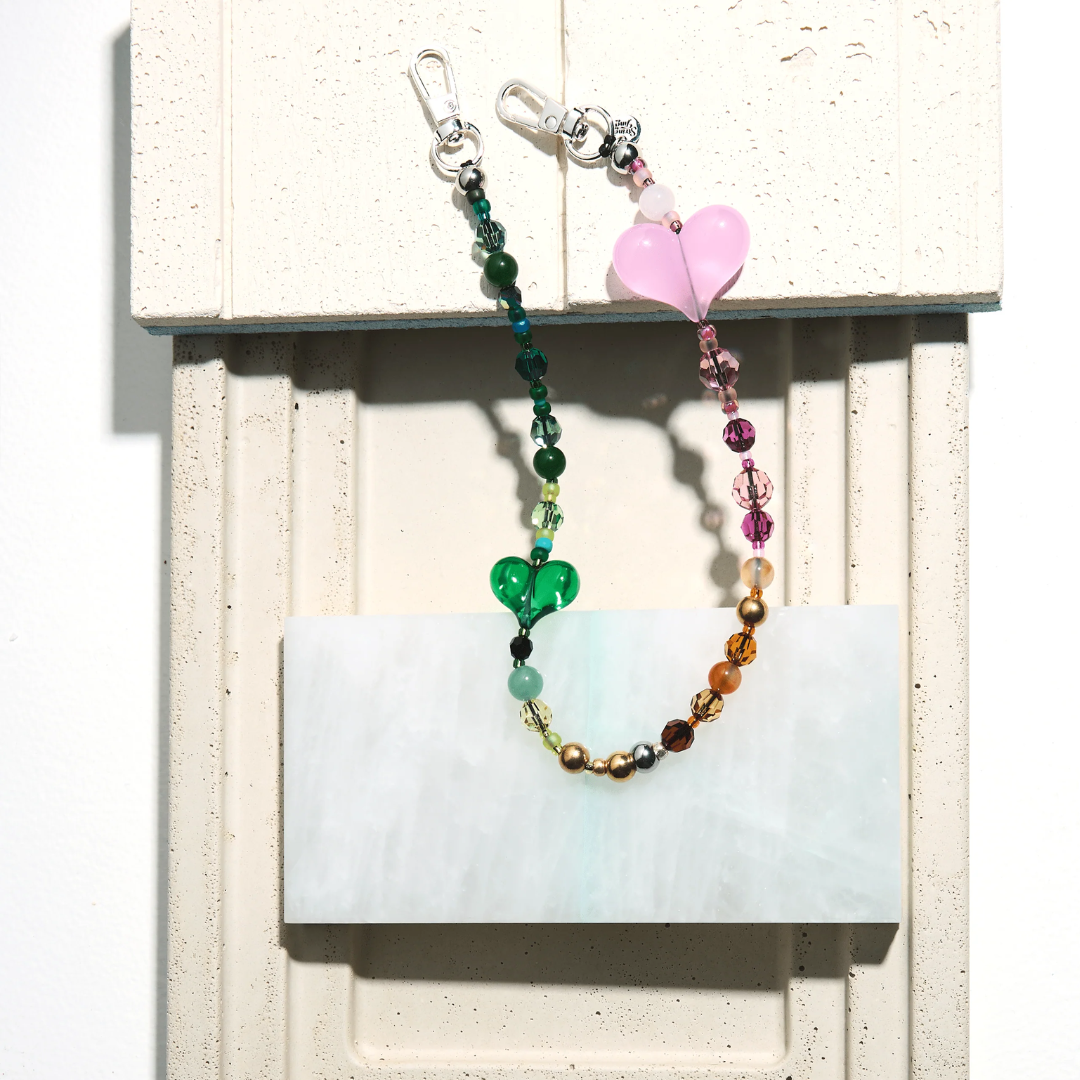 CHARMWELL — Heart Duo — Phone Chain