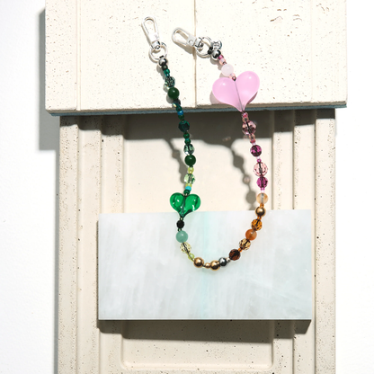 CHARMWELL — Heart Duo — Phone Chain