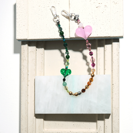 CHARMWELL — Heart Duo — Phone Chain