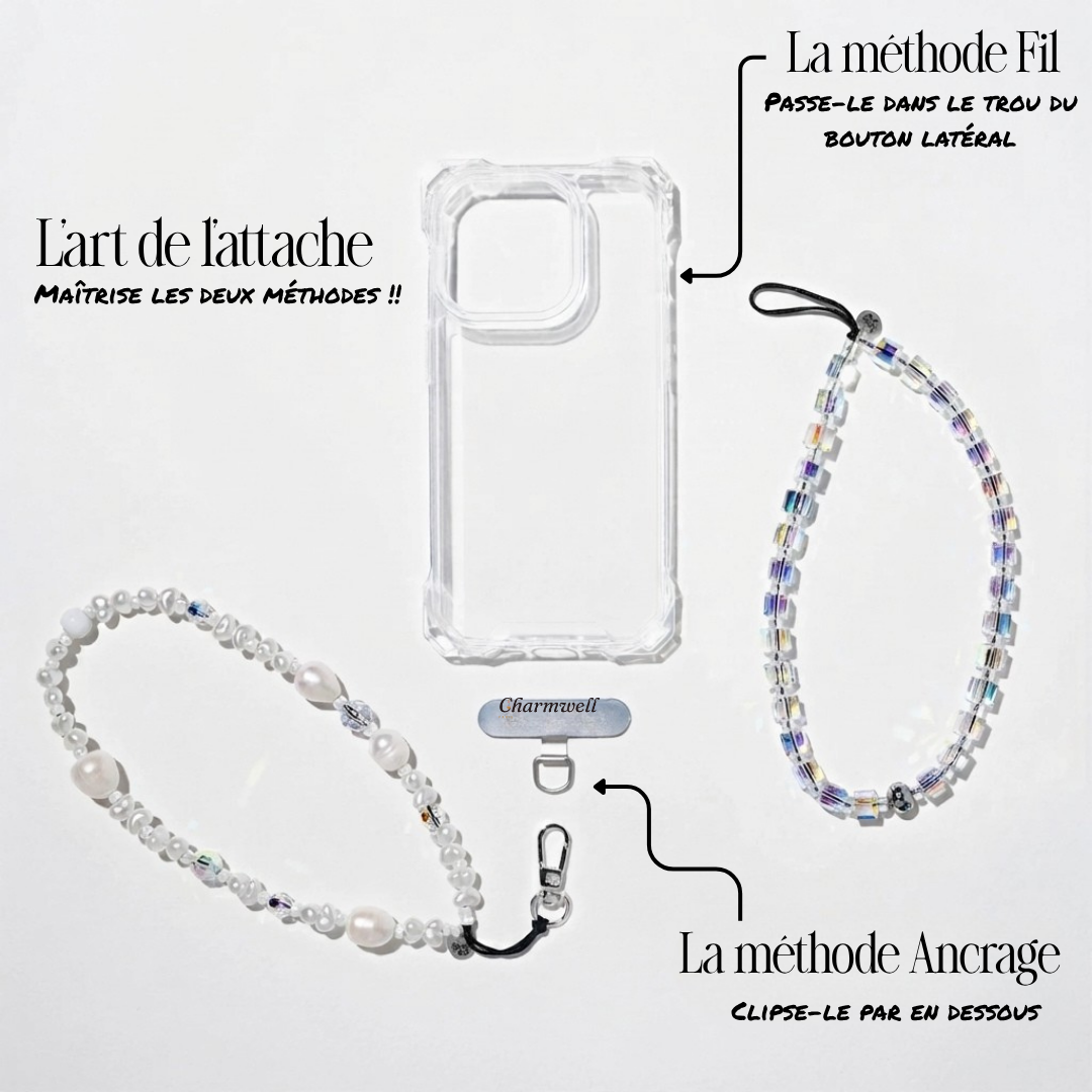 CHARMWELL — Multicolor Prism — Phone Strap