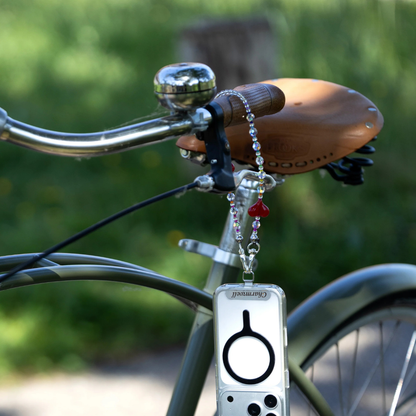 CHARMWELL — Ruby Heart — Phone Chain